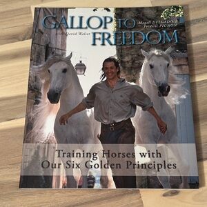 Gallop to Freedom Book vintage coffee table book in like new condition